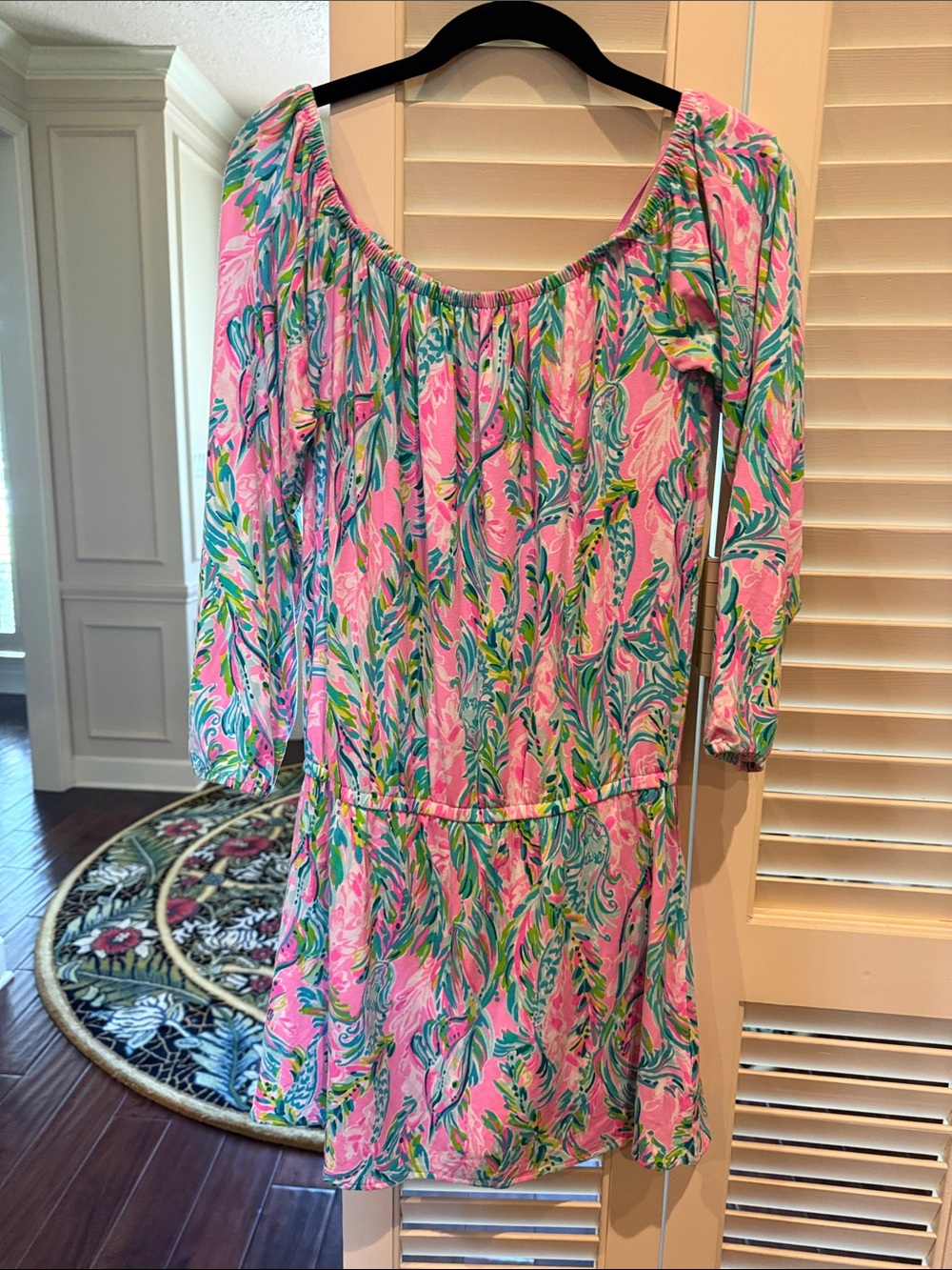 Lilly Pulitzer Pink Tropical Romper